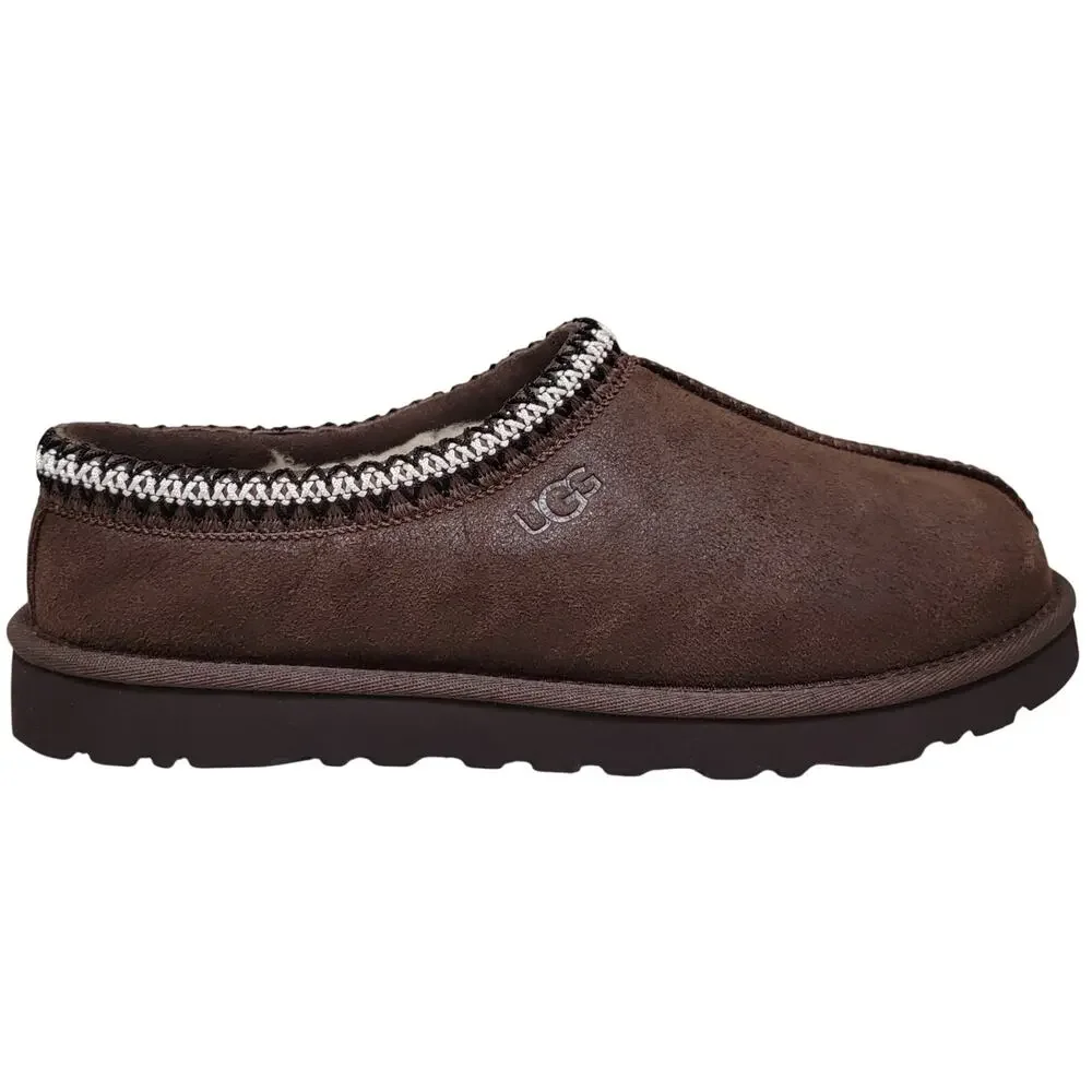 UGG Men Tasman Distressed Slip On Clog Slippers Size US 10 Burnt Cedar Brown D3L